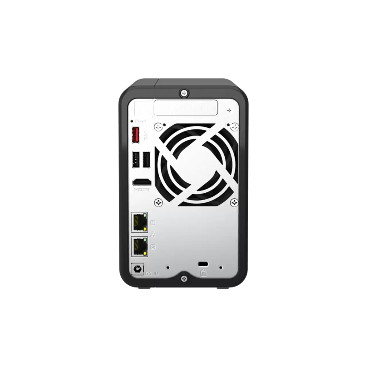 QNAP TS-264 2-Bay Desktop NAS Back- Zoom Image