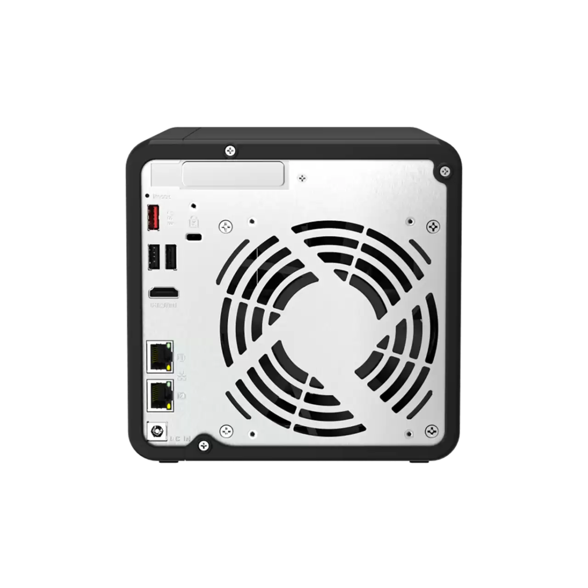 QNAP TS-464 4-Bay Desktop NAS Back- Zoom Image