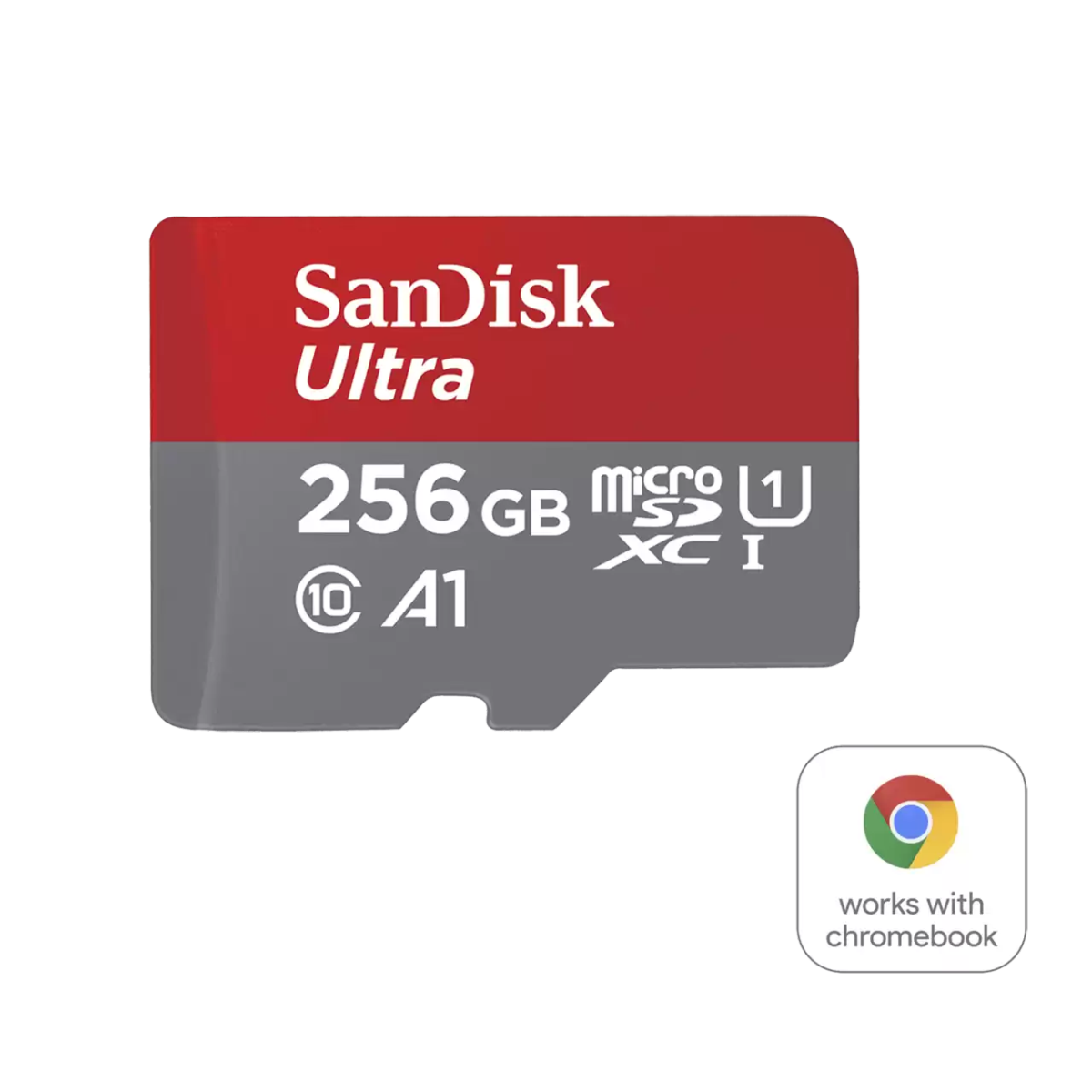Ultra UHS I Chromebook microSD 128gb Front- Zoom Image