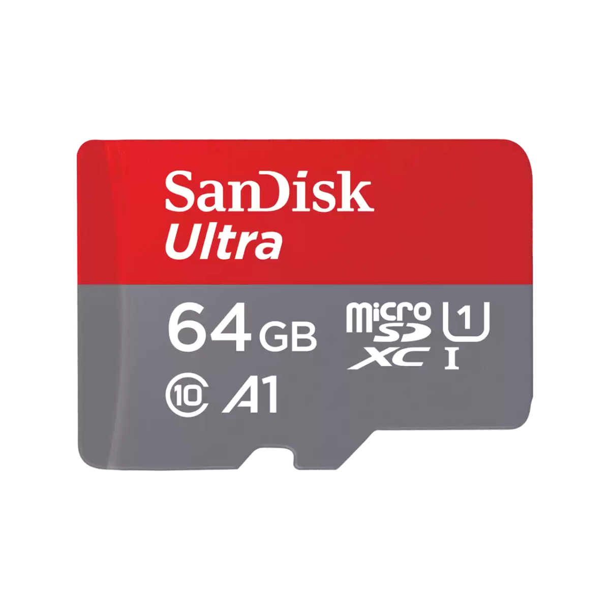 SanDisk ultra UHS-I microSD memory card with SD adapter 64GB- Zoom Image