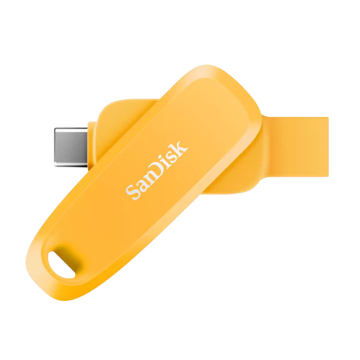 SanDisk Phone Drive for Android Yellow Daffodil Front- Zoom Image