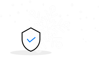 icon warranty shield snowflake