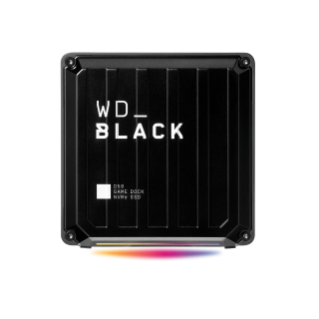 WD Black D50 Game Dock NVMe Thunderbolt 3 SSD Side