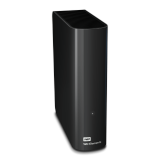 WD Elements Desktop Top Left Angled