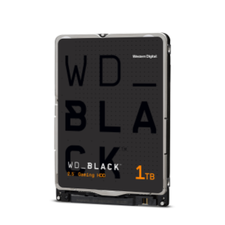 WD Black Mobile SATA HDD Left 1tb