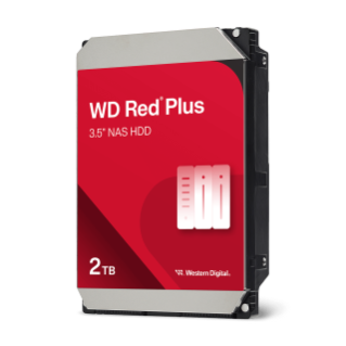 WD Red Plus Internal Network Attached Storage HDD 3.5 2TB