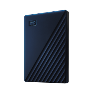 MyPassport for Mac 1-2TB Midnight Blue Left Angled