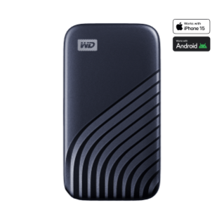 My Passport USB 3.2 SSD Midnight Blue Front
