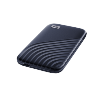 My Passport USB 3.2 SSD Midnight Blue Overhead